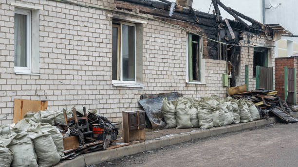 Professional Fire Damage Removal technician working in Jamison, PA